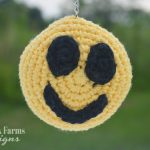 crochet smiley face