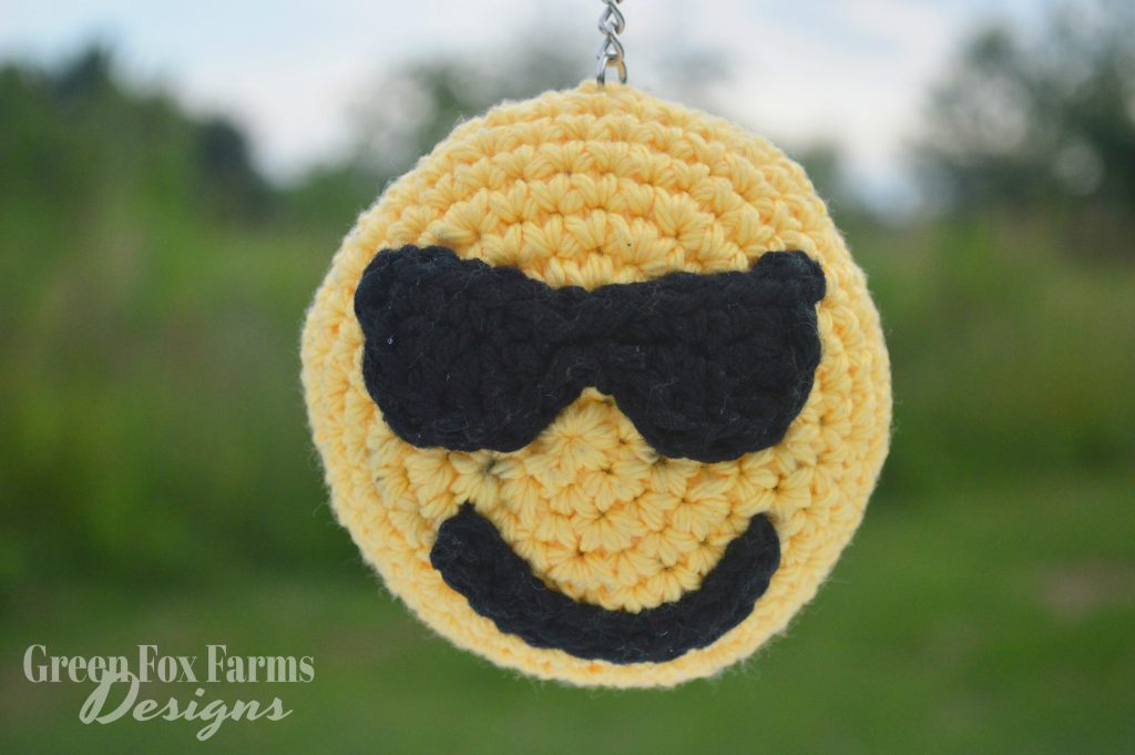 Crochet Emoji Keychain Pattern Release! • Green Fox Farms Designs