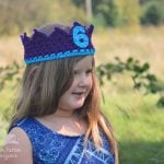 Birthday Crown Crochet Pattern - www.greenfoxfarmsdesigns.com
