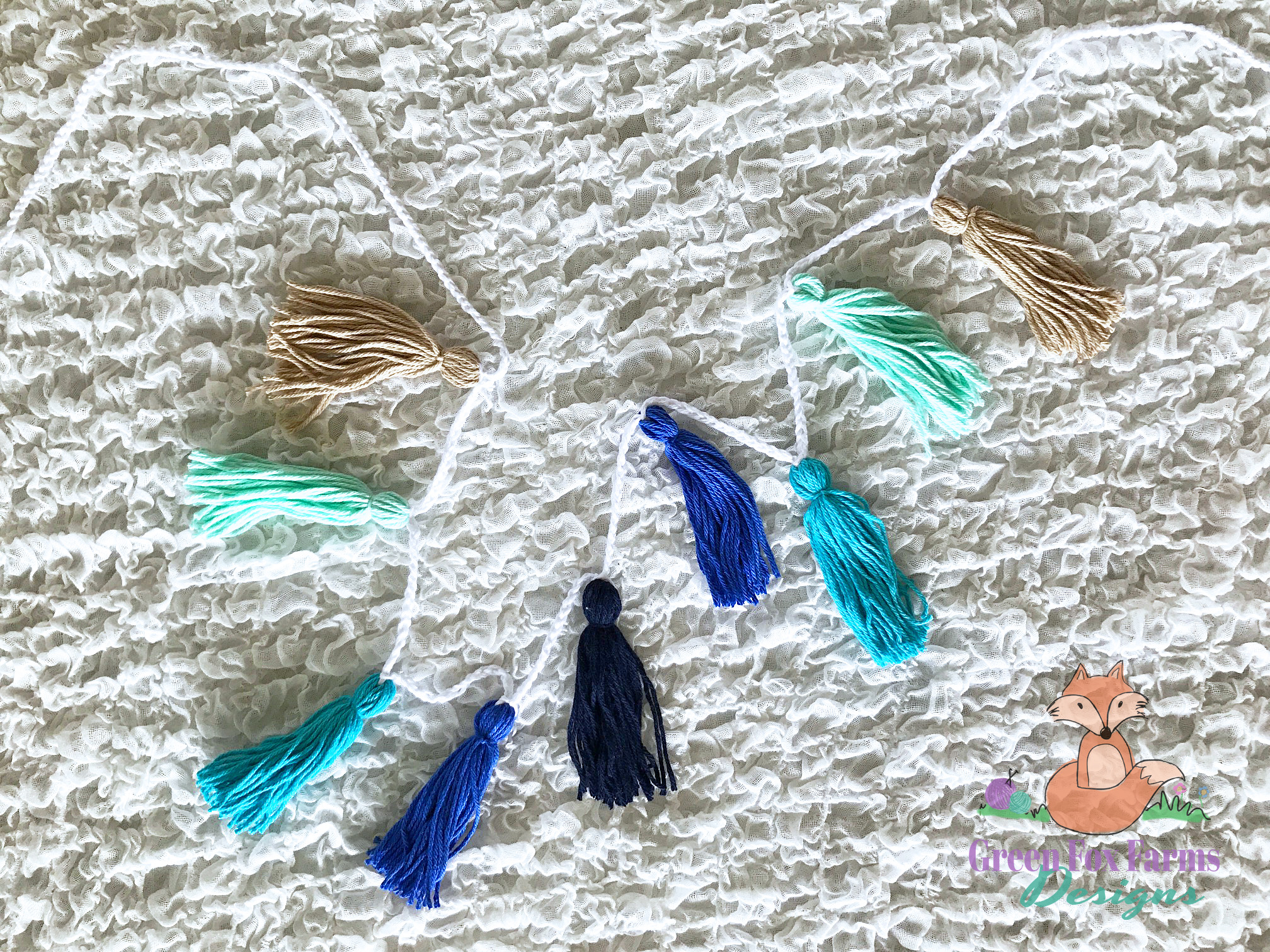 Tassel Bunting Tutorial Weekend Crochet • Green Fox Farms Designs