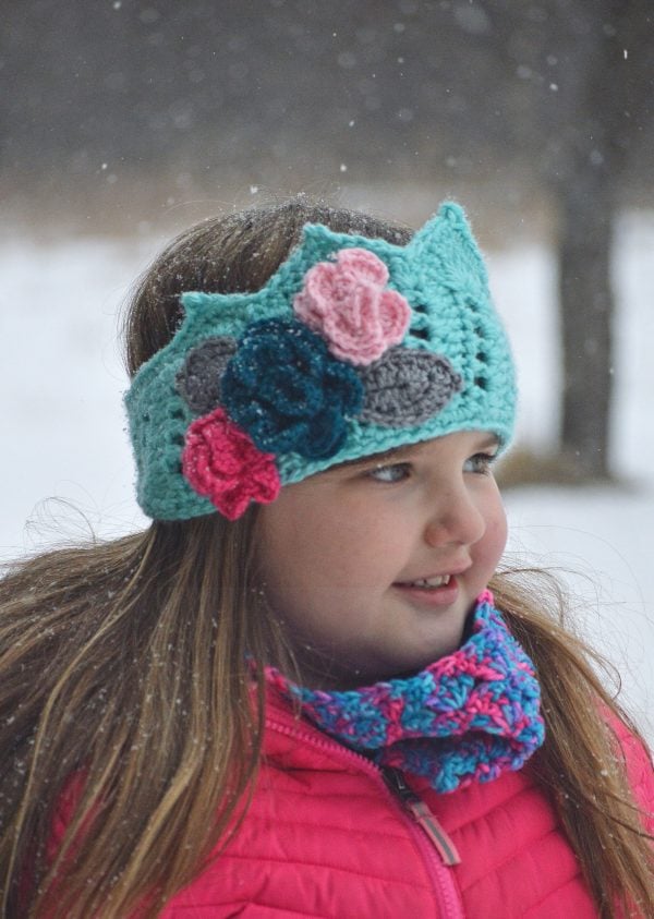 Crown Ear Warmer Crochet Pattern • Green Fox Farms Designs