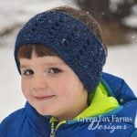 Crown Ear Warmer www.greenfoxfarmsdesigns.com