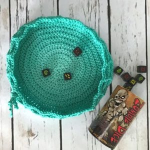 Crochet dice cheap bag for beginners