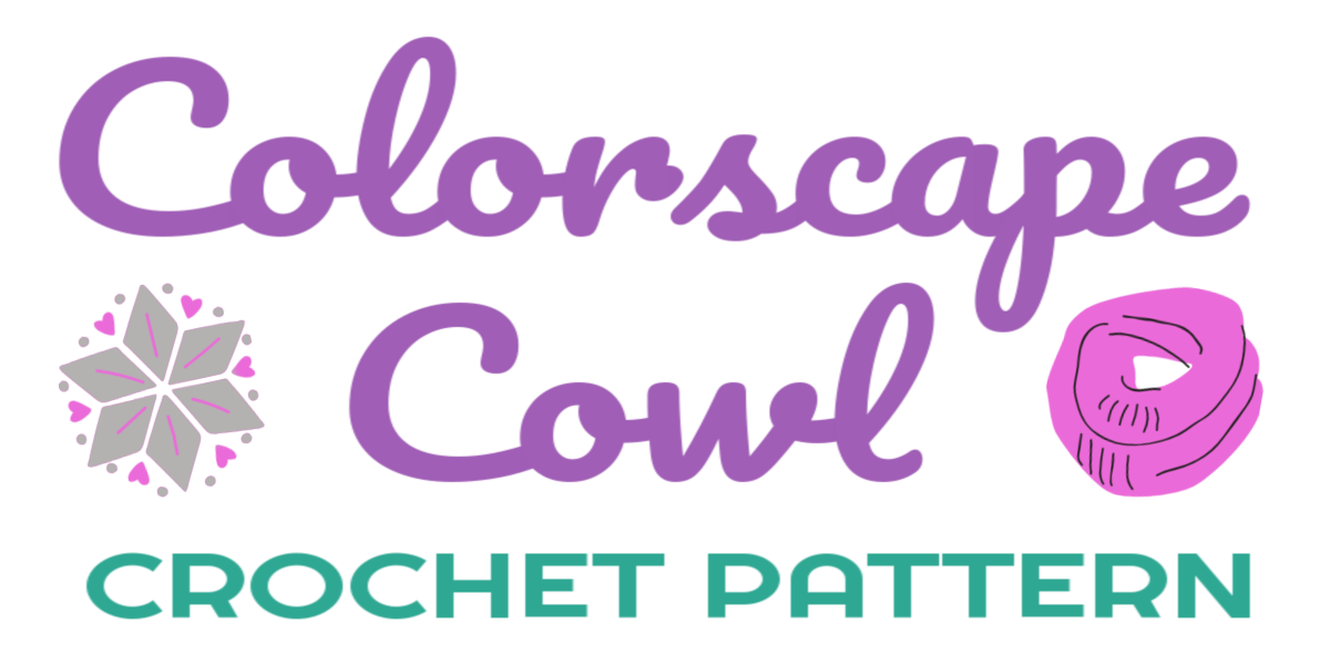 Colorscape Cowl Graphic Text Colorscape Cowl and Beanie Crochet Patterns make for a super cozy set! Designed for use with beautiful Red Heart Colorscape yarn. Fun textured beanie and cowl are both one skein projects. Perfect Winter Crochet Patterns for kids and adults to enjoy! www.greenfoxfarmsdesigns.com