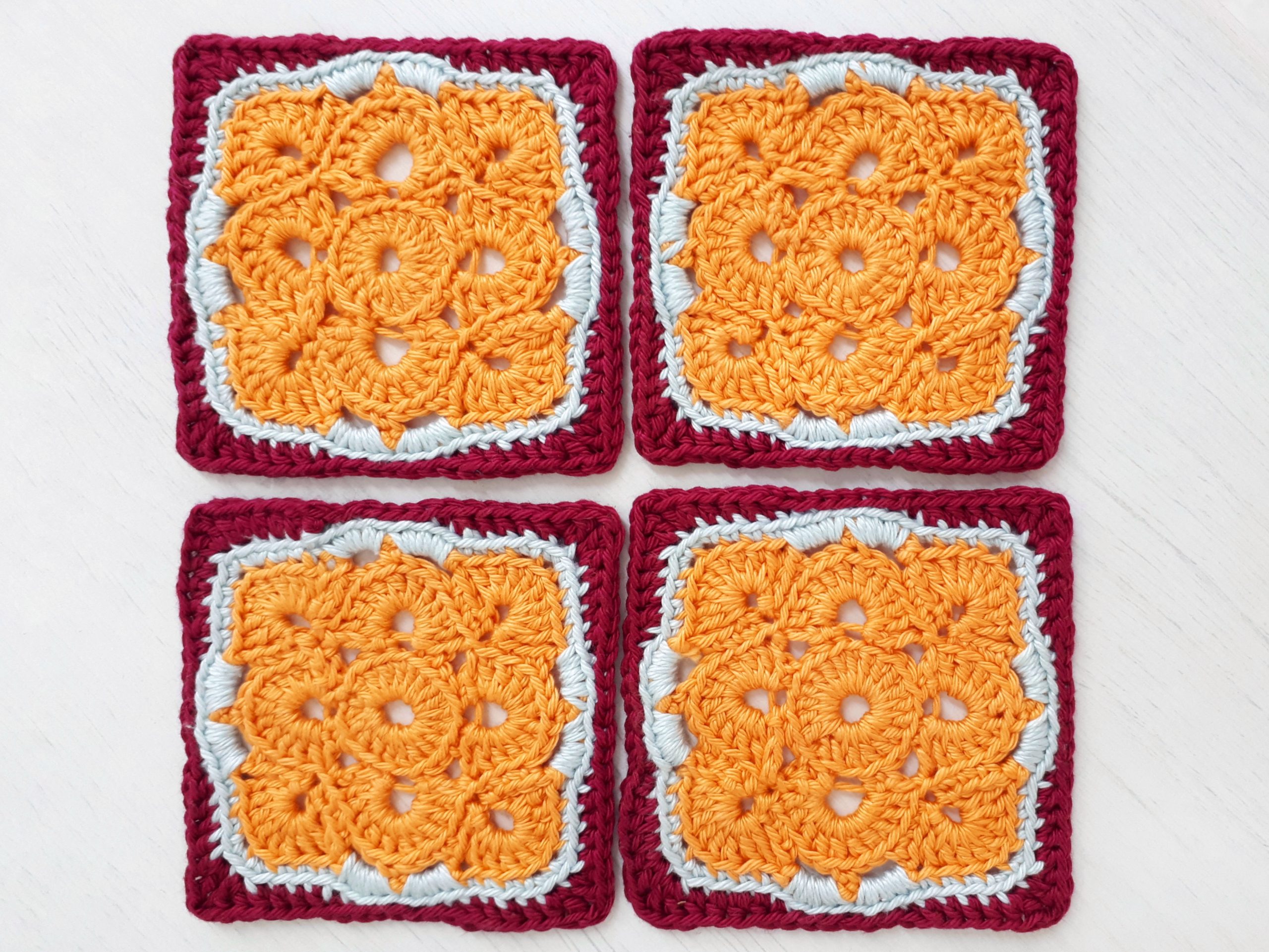 crochet flower square motif crochet pattern scaled