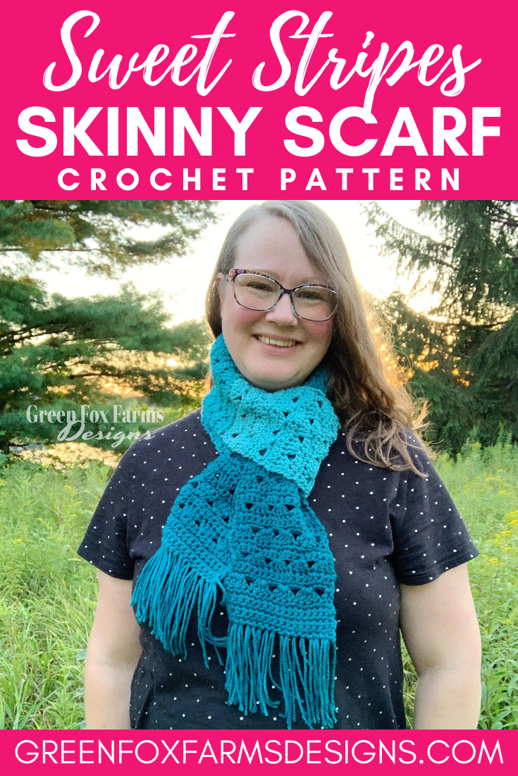 crochet SS skinny scarf PIN 12 81920