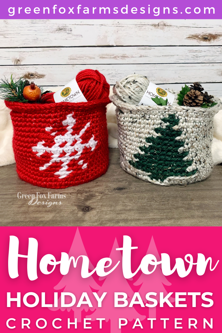 Hometown Holiday Baskets • Green Fox Farms Designs