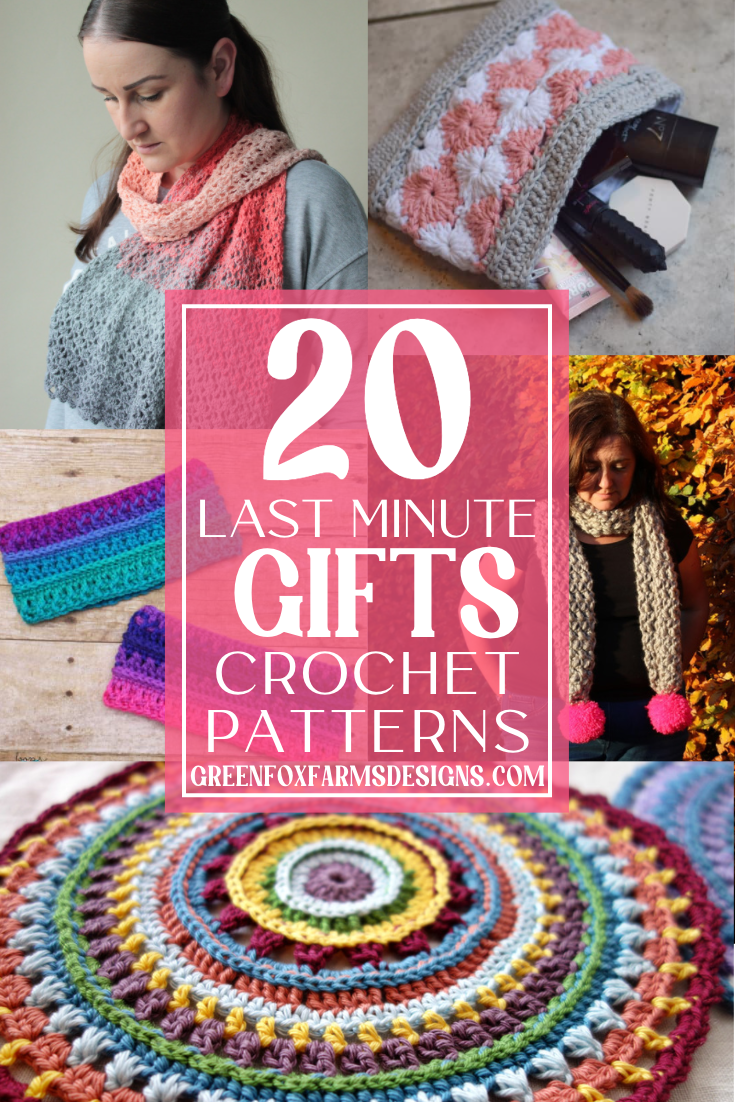 Last Minute Crochet Gift Ideas • Green Fox Farms Designs