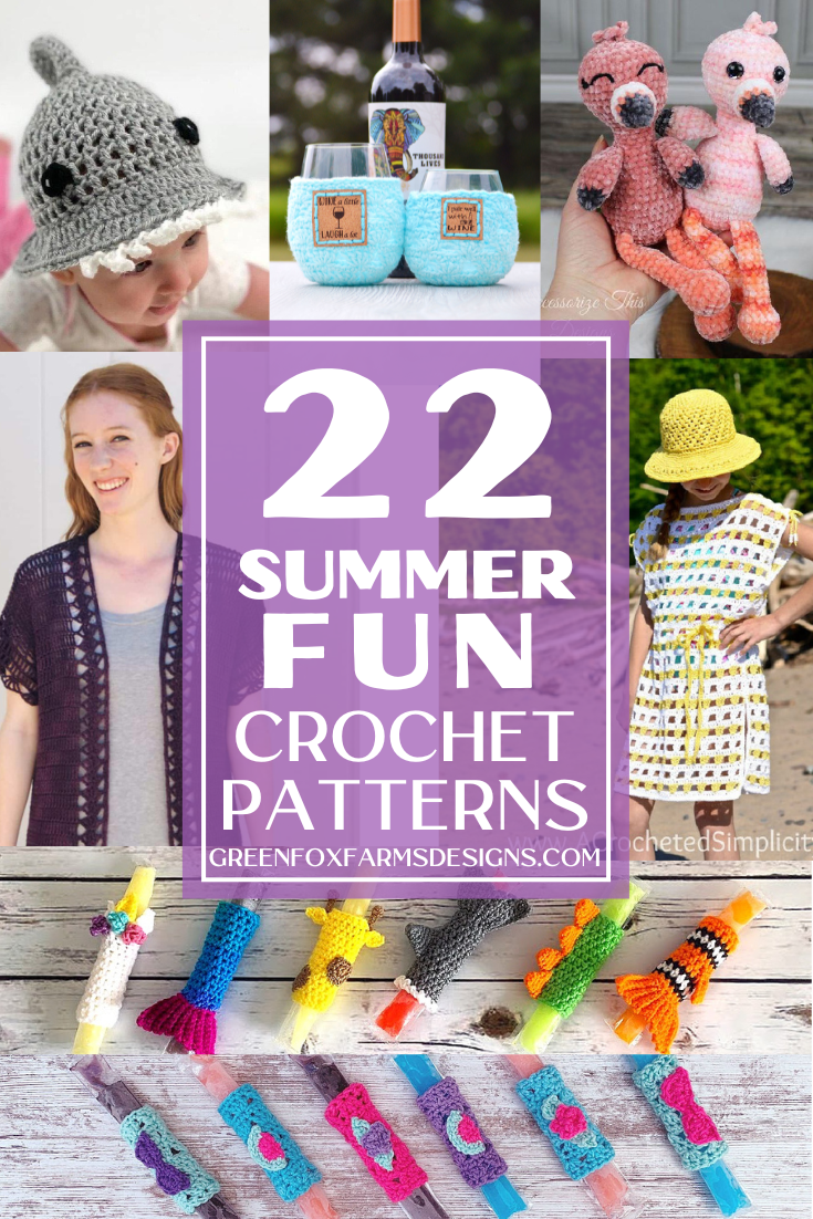 10 Free Crochet Patterns for Summer Game Fun