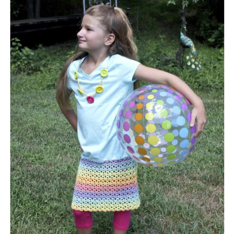 crochet pretty playdate dress