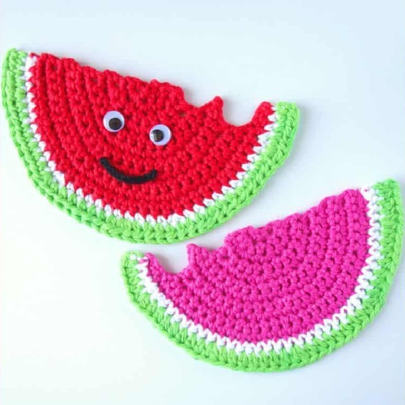 crochet watermelon