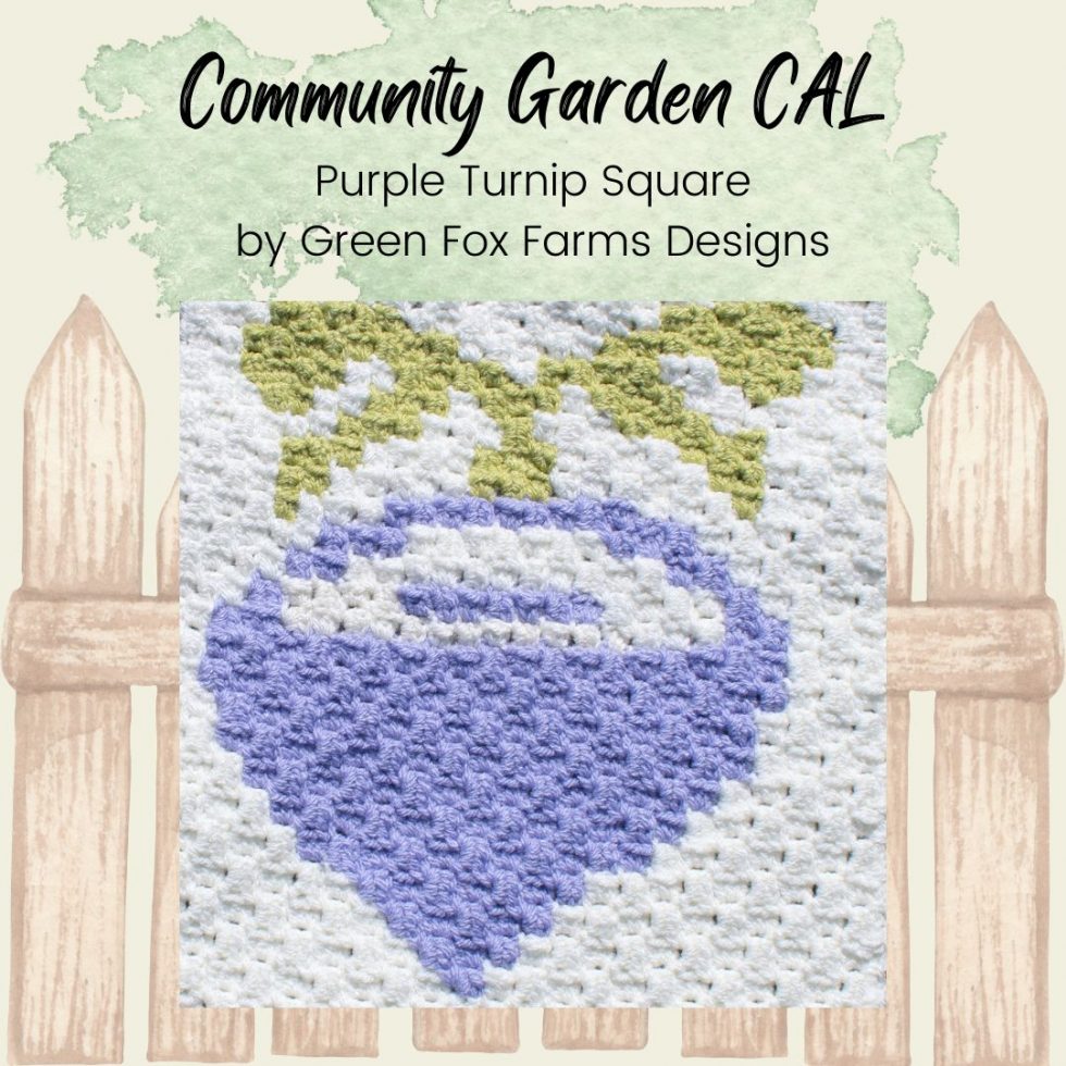 Turnip Blanket Square • Green Fox Farms Designs