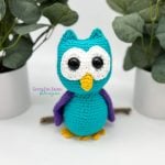Odin the Owl amigurumi crochet pattern