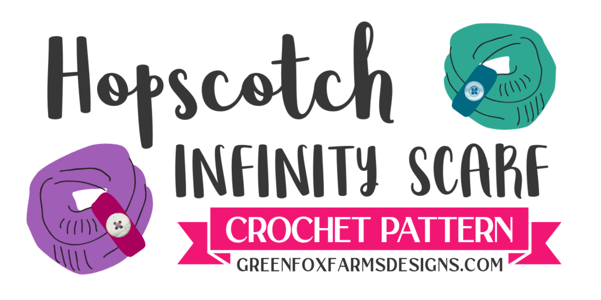 Hopscotch Infinity Scarf Crochet Pattern