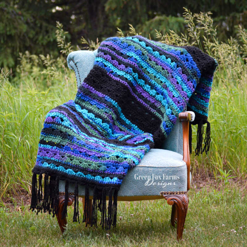ss throw blanket 14 sq crop WEB BLOG Jorik the Jul Tomten Free Crochet Gnome Pattern by Green Fox Farms Designs web