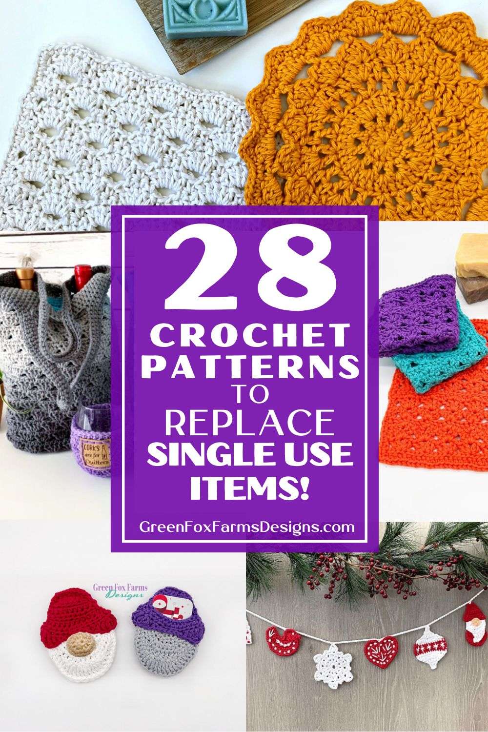 28 Eco-friendly crochet patterns to replace single use items(1) 28 Eco-friendly crochet patterns to replace single use items(1)