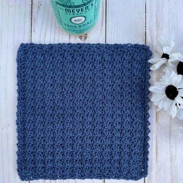 Little Puff Crochet Washcloth by Simply Melanie JAne