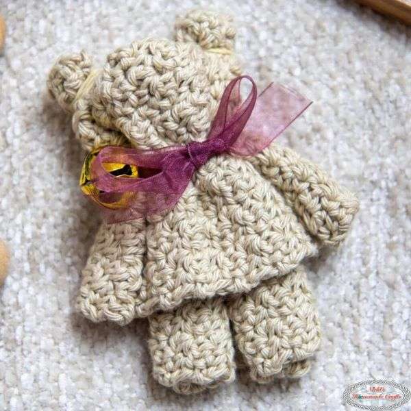 Teddy Bear Washcloth by Nicki's Homemade Crafts