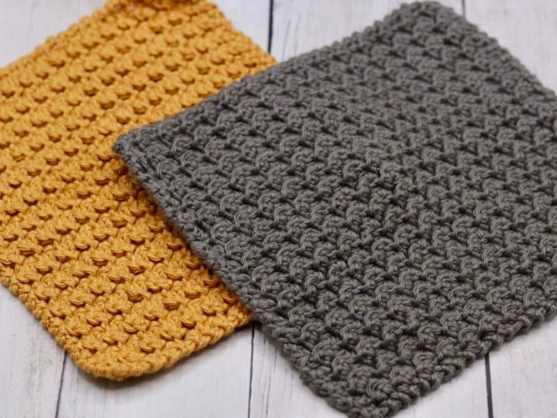 Easy Textured Dishcloth by Rich Textures Crochet