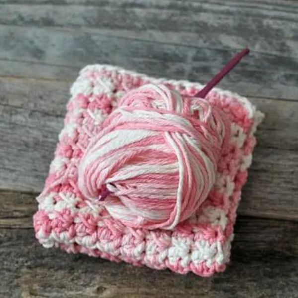 Even Moss Stitch Cloth by A More Crafty Life