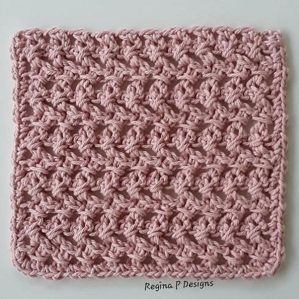 Gio Stitch Washcloth by Regina P Designs