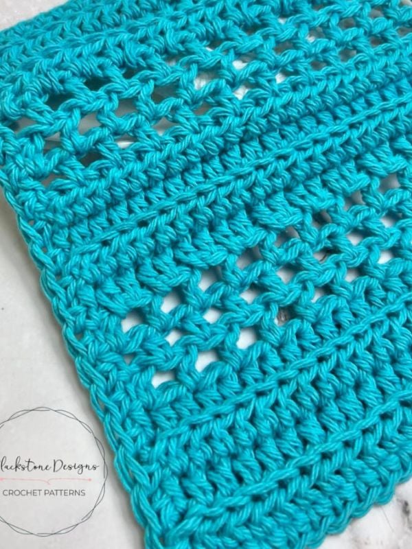 Half Double Crochet Dishcloth for Beginners by Blackstone Designs