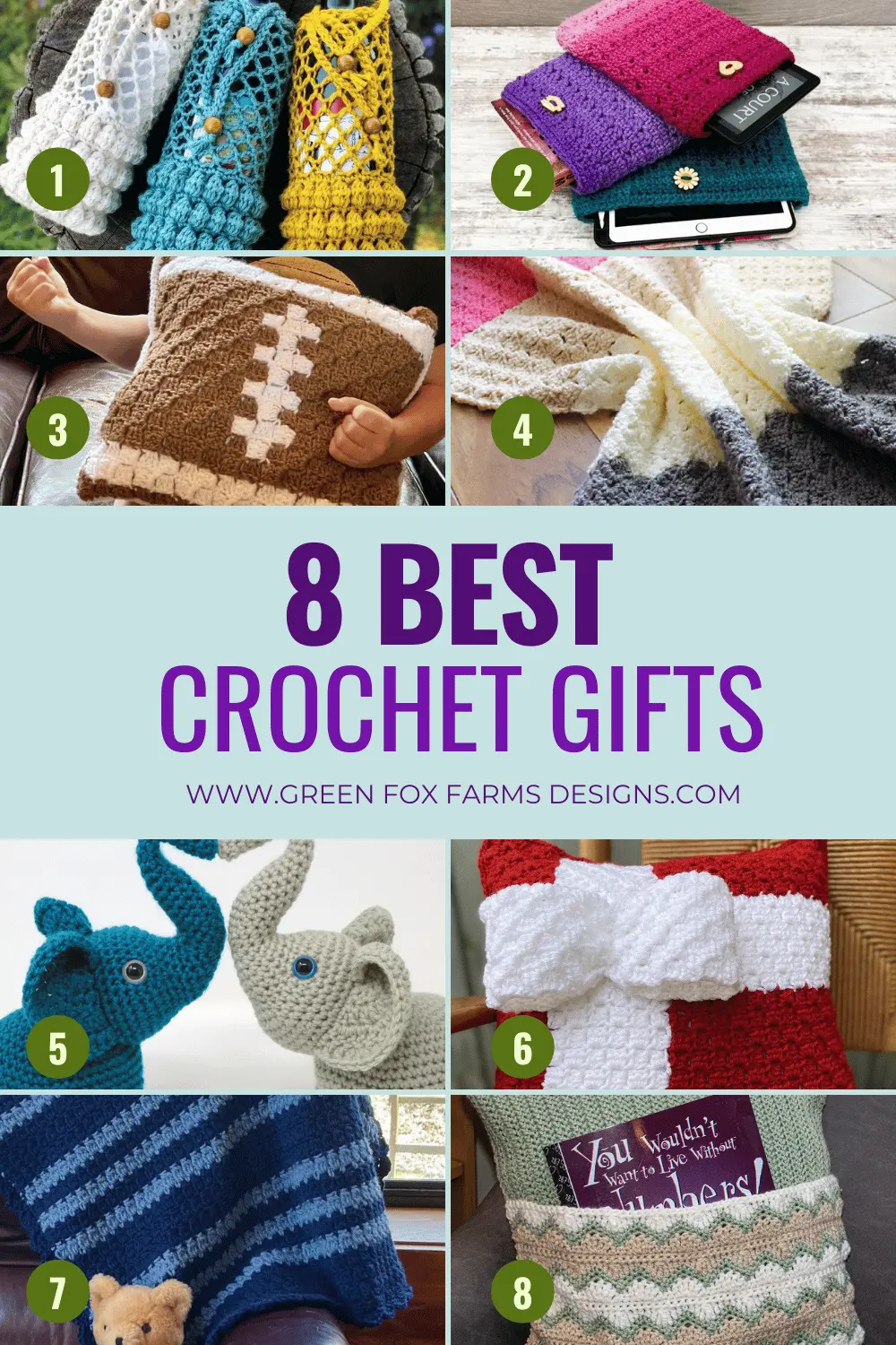 crochet 8 best crochet patterns for gifts sunshine and stitches pin 1