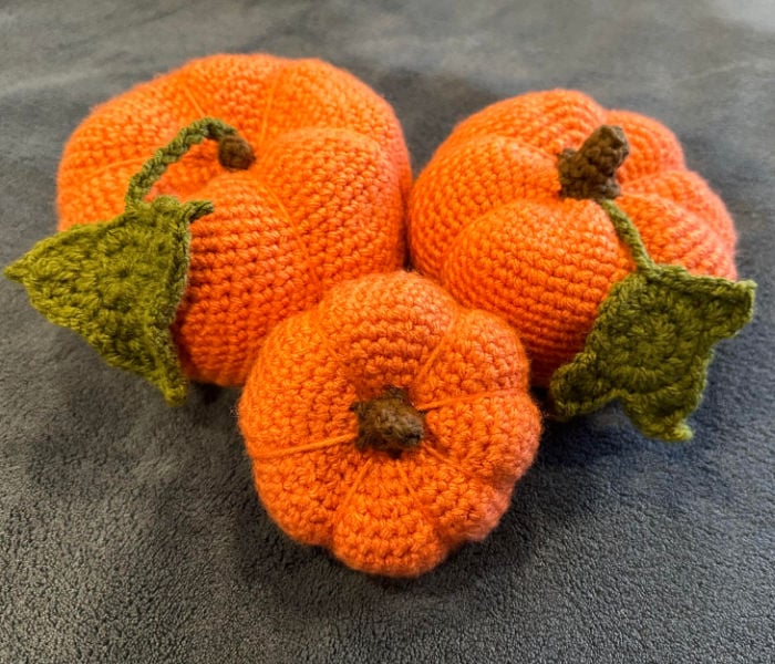 crochet autumn pumpkin pattern test Diane 2