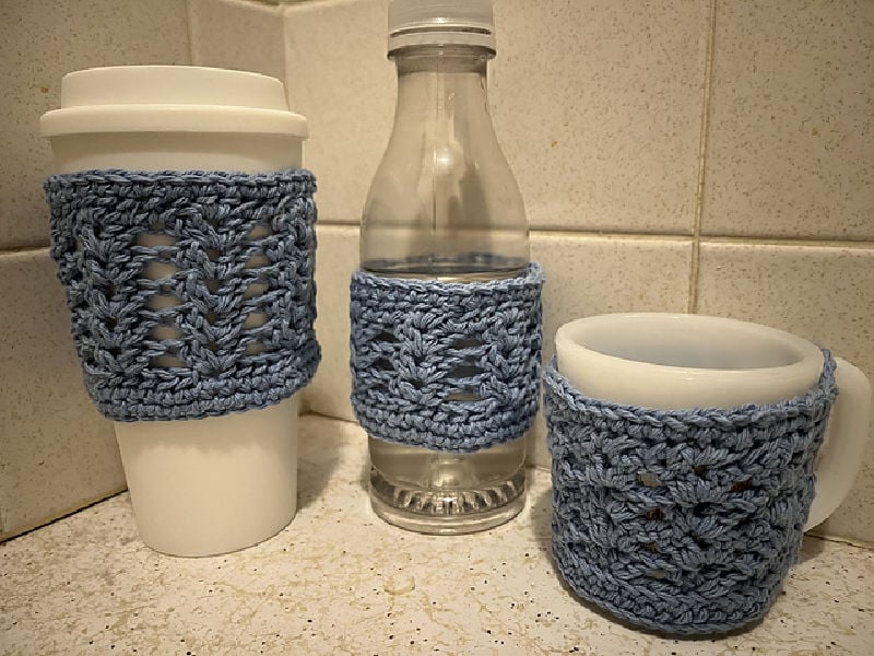 crochet elixir crochet cup cozy pattern test christine