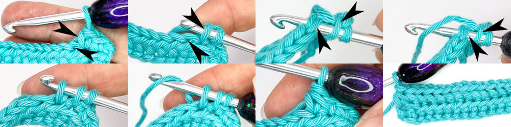 crochet lsc linked single crochet tute C