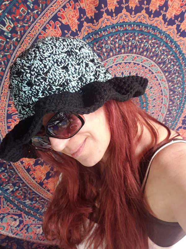 crochet ss sunhat Christy Adult