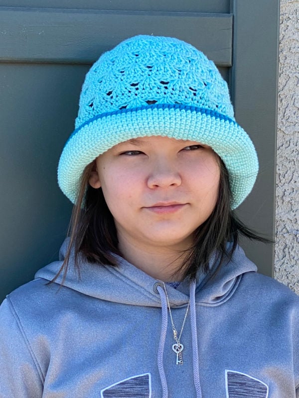 crochet ss sunhat Kathy Teen