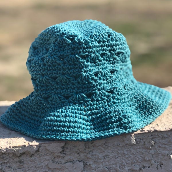 crochet ss sunhat Kristi 0 6 months