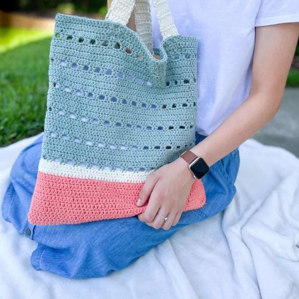 Easy Crochet Tote Bag Pattern Daisy Cottage