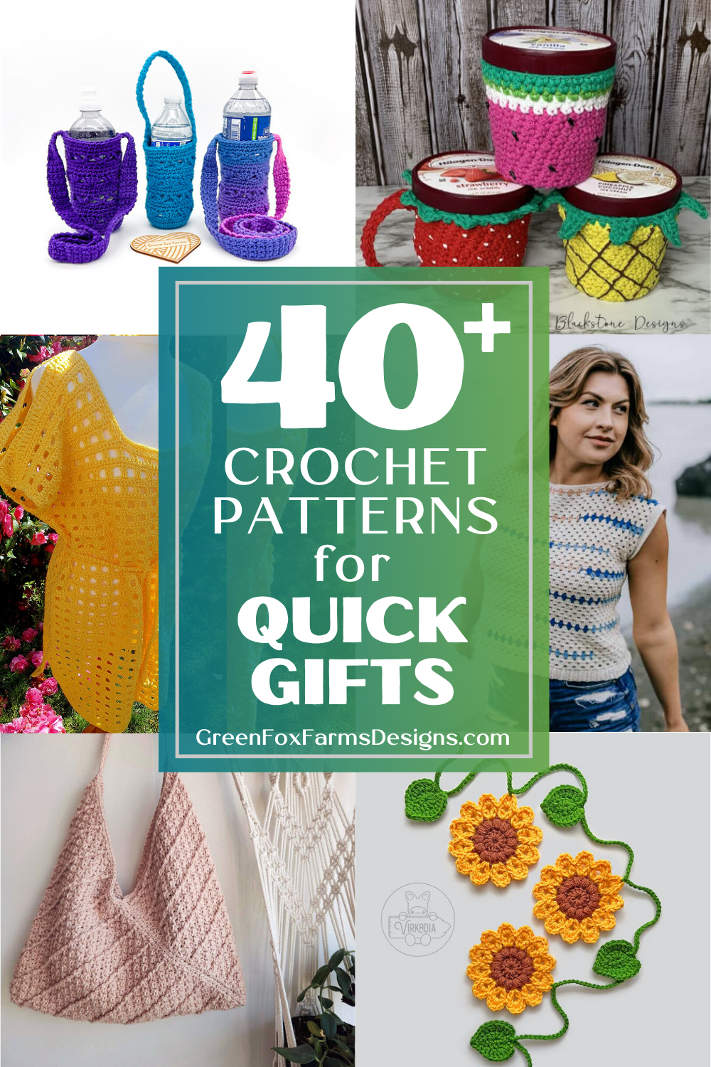 Easy Summer Crochet zPatterns Quick Free Patterns to Make and Gift Easy Summer Crochet zPatterns Quick Free Patterns to Make and Gift by Green Fox Farms Designs