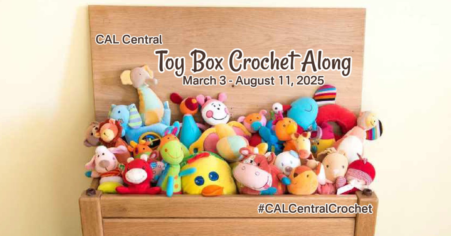 crochet 2025 Toy Box CAL fb cover