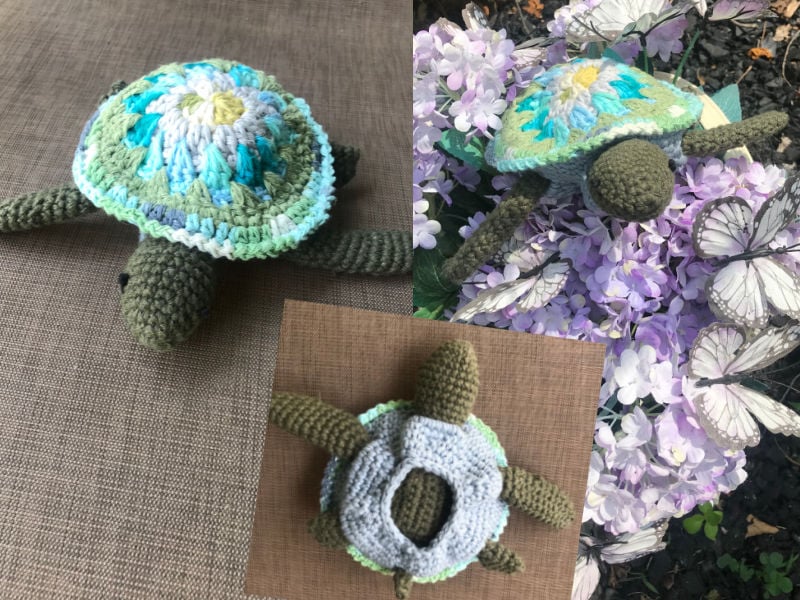 crochet B calli turtle test anjonette