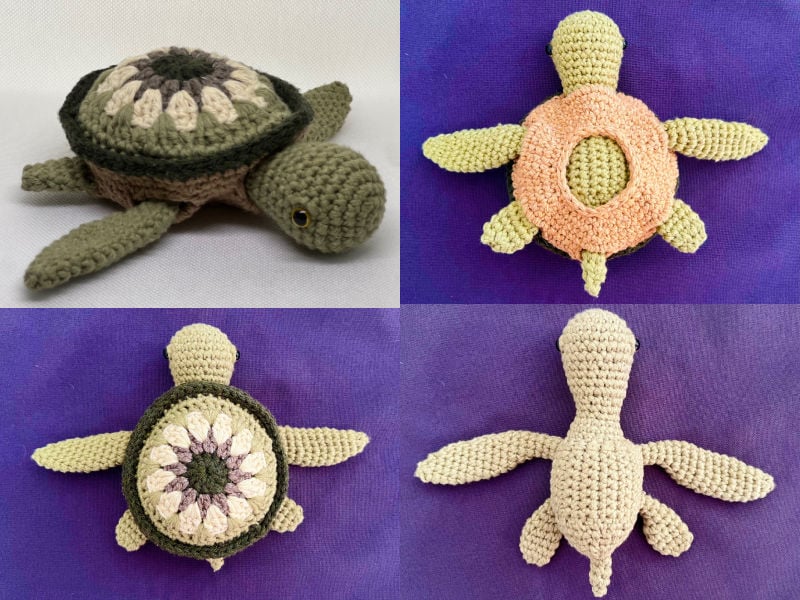 crochet B calli turtle test beryl