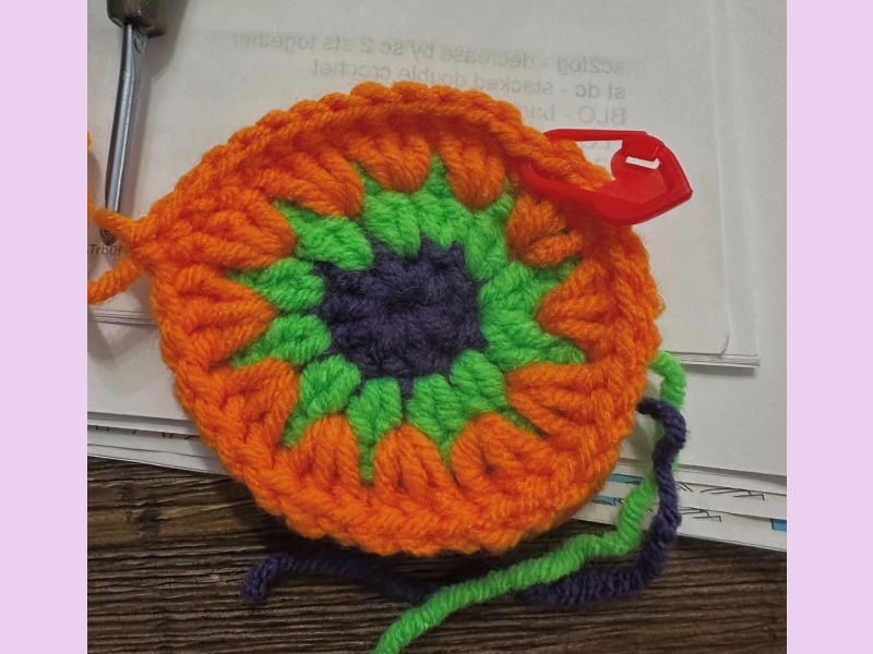 crochet B calli turtle test gail