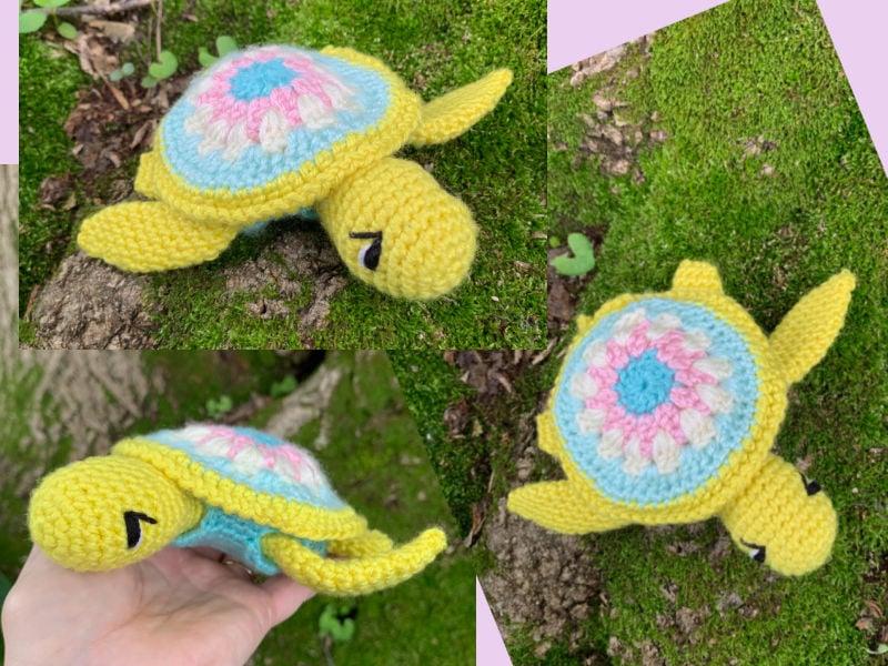 crochet B calli turtle test lisa