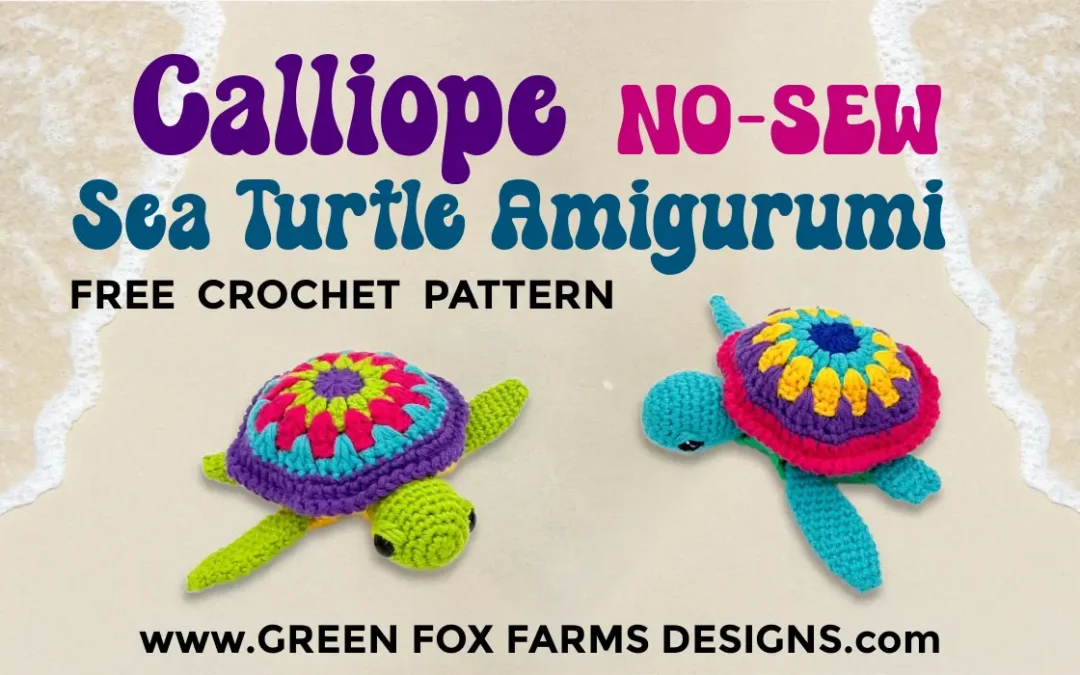 No-Sew Sea Turtle Crochet Pattern – Free Easy Amigurumi for Beginners