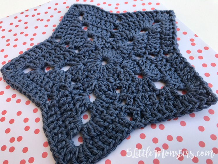Waffle Heart Dishcloth by Raffamusa Designs