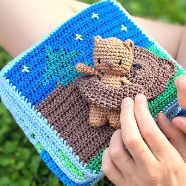 Little Bears Day Interactive Soft Book Crochet Pattern etsy