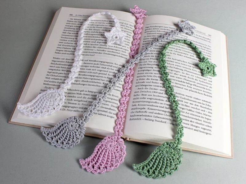 Free Crochet Bookmark Pattern Turin by Sandra Stitches