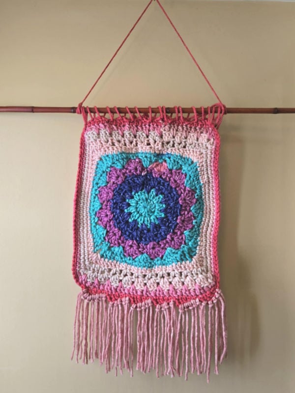 crochet W calli wall mandala joanne