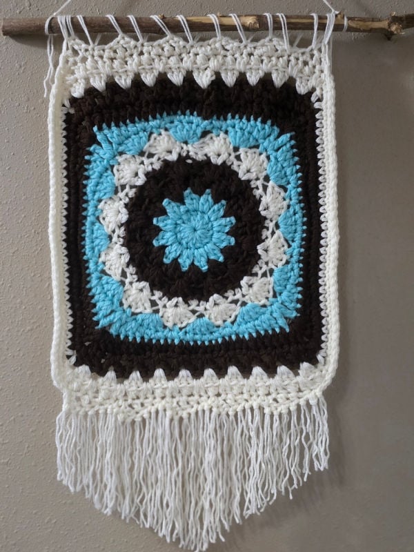 crochet W calli wall mandala test tina