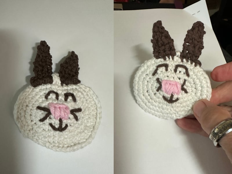 crochet W cattitude test gail