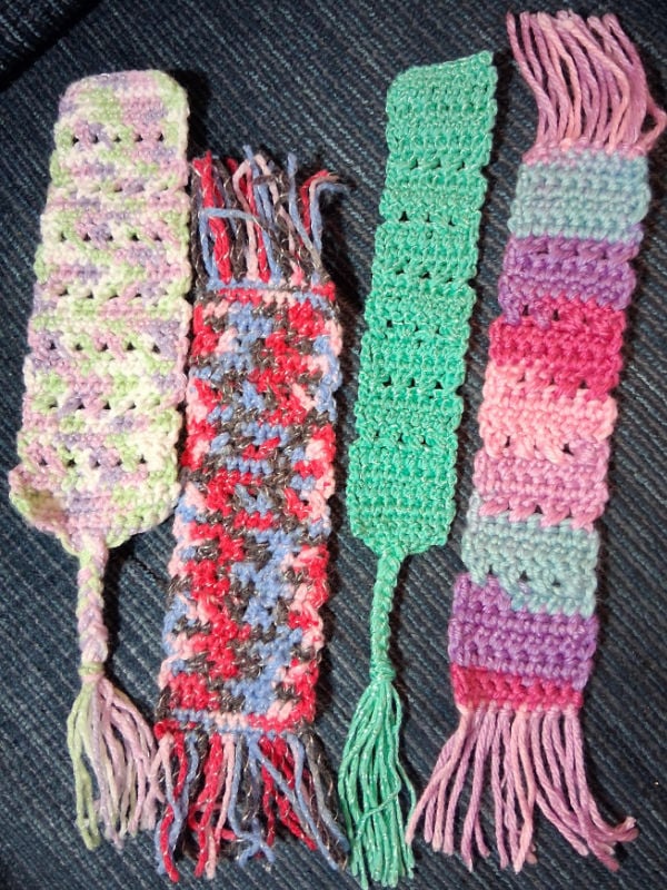 crochet w hops bookmark test joann