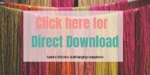crochet wall hanging buttons buttons 3