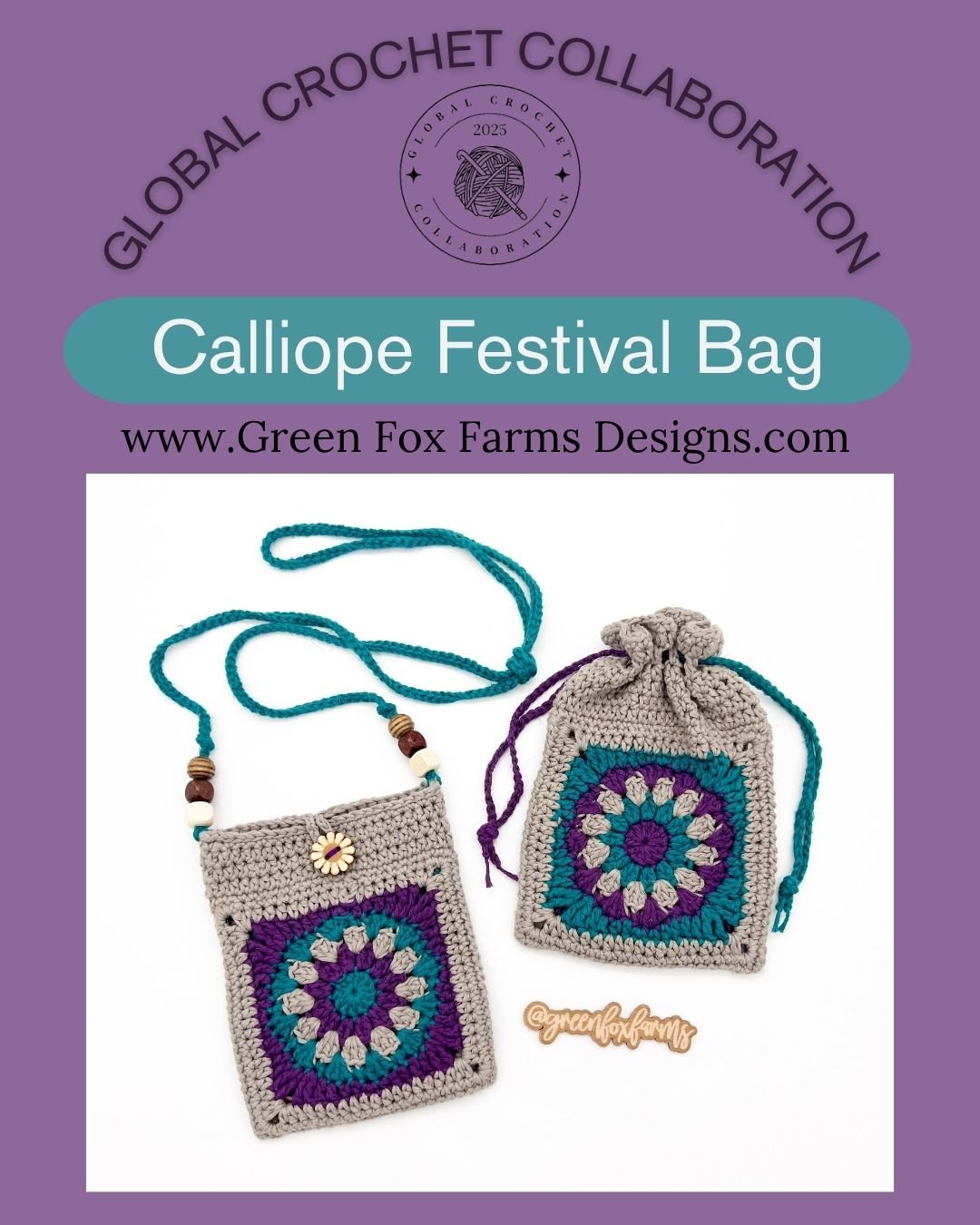 crochet Calliope Festival Bag GFFD Lisa Fox GCC 3